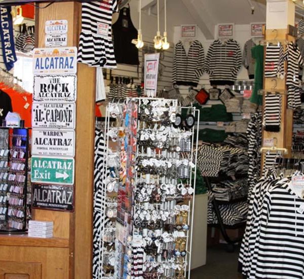 Interior of Alcatraz Gift Shop