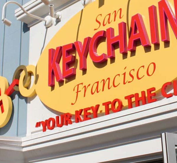 San Francisco Keychain store logo and storefront