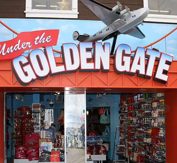 Under the Golden Gate storefront