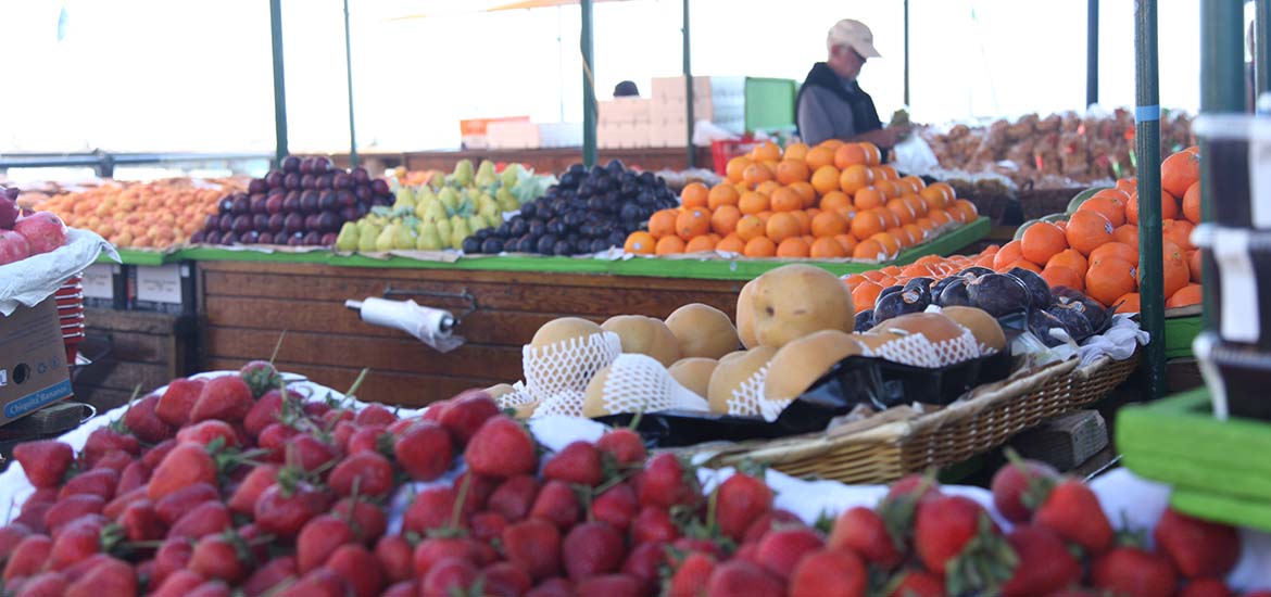 Fresh fruit at Vlahos Fruit Orchard